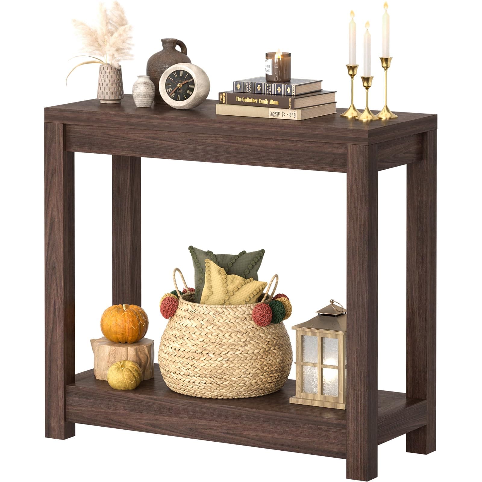 Besiost Small Console Table for Entryway