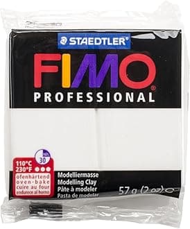 Staedtler Fimo Professional Soft Polymer Clay, 2 oz, White