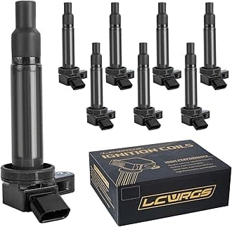 Set of 8 Ignition Coil Pack Fits for V8 4.7 4.3 2000 2001 2002 2003 2004 205 2006 2007 2008 2009 Toyota Tundra Sequoia Land Cruiser 4Runner LEXUS LX470 GX470 GS430 LS430 SC430 Replaces UF230 UF493