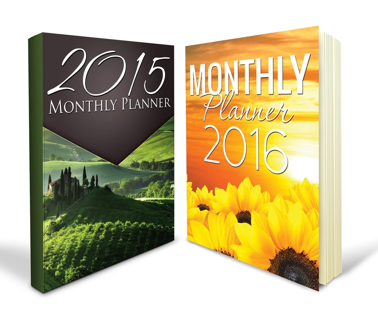 Monthly Planner 2015 and Monthly Planner 2016 Bundle - Planning for 2015 and 2016 - Perfect for Home and Business Use - Never Miss Another Appointment 8.5 X 11
