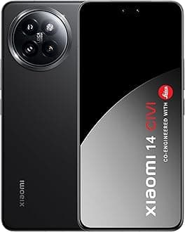 XIAOMI 14 Civi Shadow Black (12GB RAM 512GB Storage) | 50 MP Leica Triple Camera| SD 8s Gen 3 | 1.5K Quad Curved AMOLED HyperOS