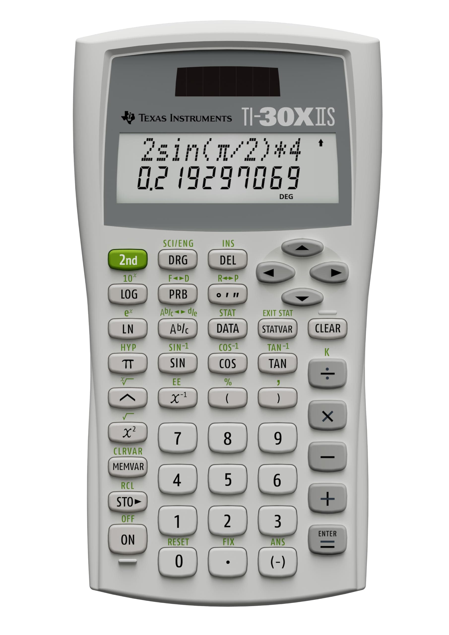 Texas Instruments TI-30XIIS Scientific Calculator, White