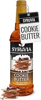 Coffee Syrup, Cookie Butter Flavored Syrup for Drinks, Lattes, and Desserts – 25.4 fl oz
