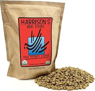Harrison`S High Potency Coarse 5Lb - Complete Parrot Diet