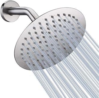 NearMoon Rain Shower Head, Ultra-Thin Design-Pressure Boosting, Awesome Some Experience, High Flow Stainless Steel Rainfall Head (8 Inch,Brushed Nickel)