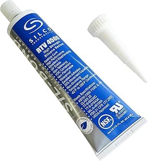 Silco Incorporated RTV 4500 FDA Grade High Strength Silicone Sealant (Clear,2.8fl. oz)