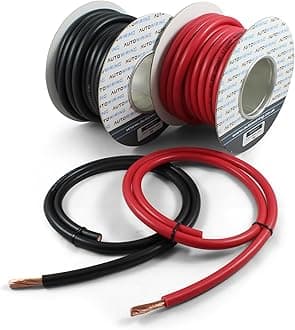 Automotive Hi-Flex 170 Amp 25mm² 4 AWG Battery/Starter/Inverter/Welding PVC Cable Wire (Red, 1 Metre)