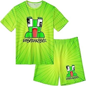 Boys and Girls Short Sleeves and Short Short Clothing Sets Game Summer T-Shirt