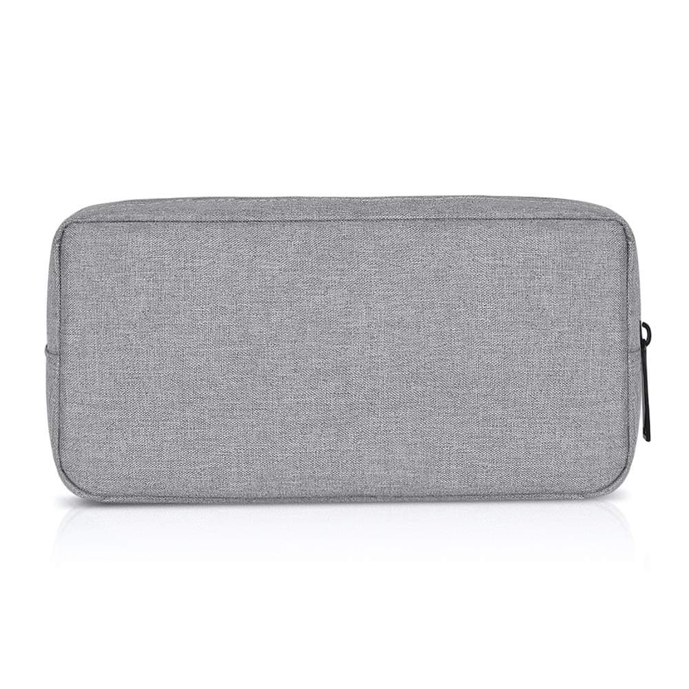 Universal Electronics/Accessories Soft Carrying Case Bag, Durable & Light-weight,Suitable for Out-going, Business, Travel and Cosmetics Kit (Big-Gray)