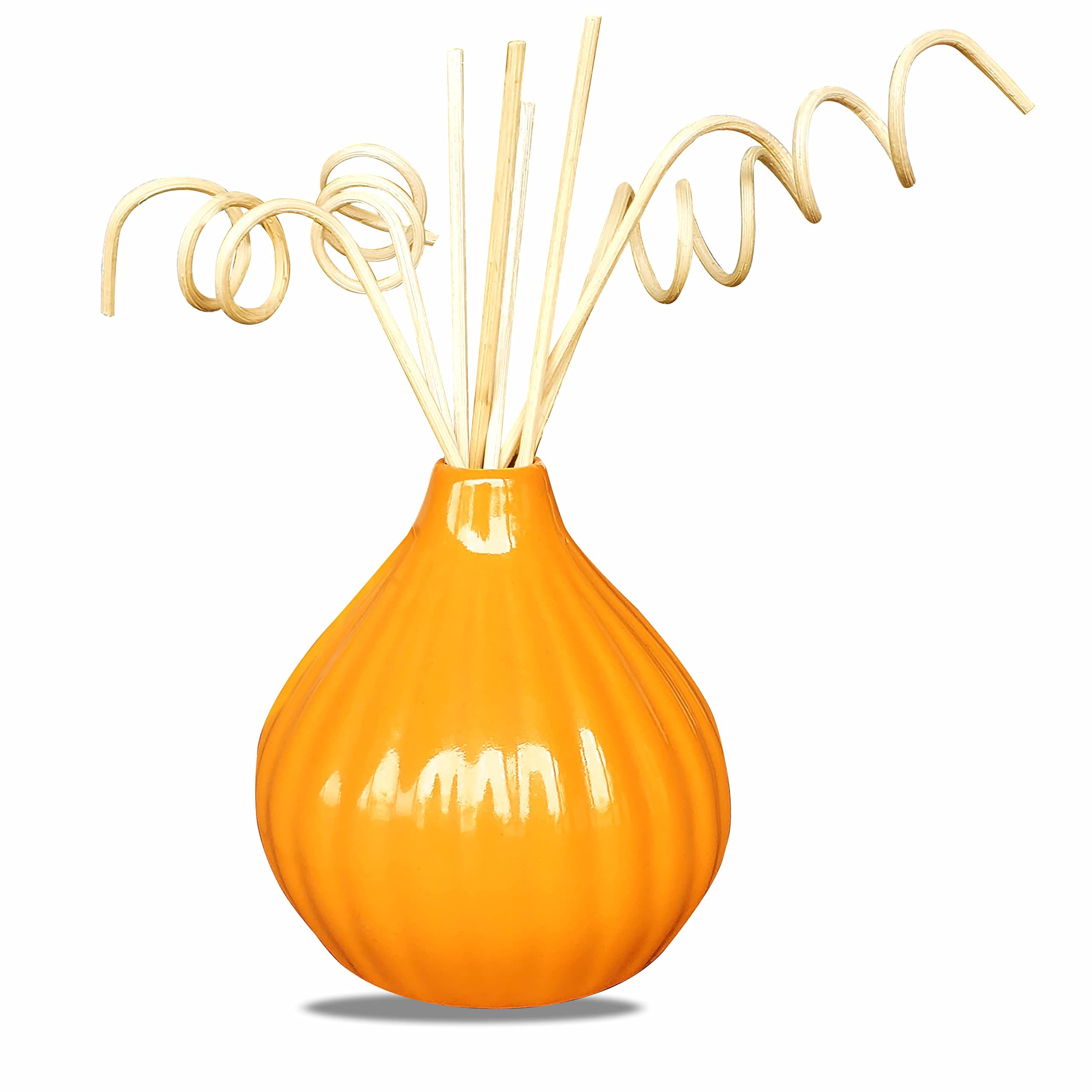 Ceramic Flower Vase, 1 Piece, Yellow