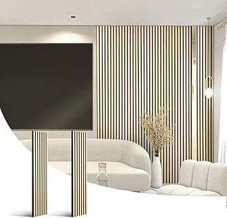 2Pcs Wood Wall panels, 120cm×28.5cm Wood Slat Acoustic Panels Sound Absorbing,Noise Sound Dampening Panels for Living Room,Bedroom, Studiio,Office, Oak