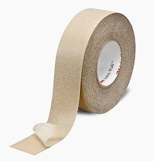 3M Clear Anti-Slip Indoor & Outdoor Safety Traction 2" x 48" Tape Roll (1 Roll)