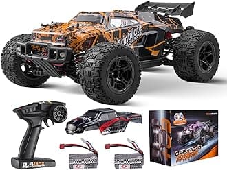 VEVOR 1:10 Brushless RC Car, Remote Control for Adults Boys Max 50 km/h All Terrain 4WD Off-Road Truck With Extra Shell, Waterproof High Speed, Hobby Trucks Racing IPX4