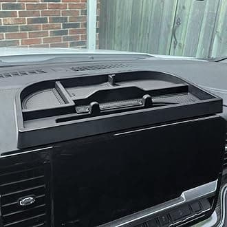 Center Console Dashboard Organizer Compatible with 2022-2024 2025 2026 Chevy Silverado/GMC Sierra 1500,(24-26) 2500HD/3500HD Accessories Dash Storage Insert Tray, Fit 13.4-inch Screen Only