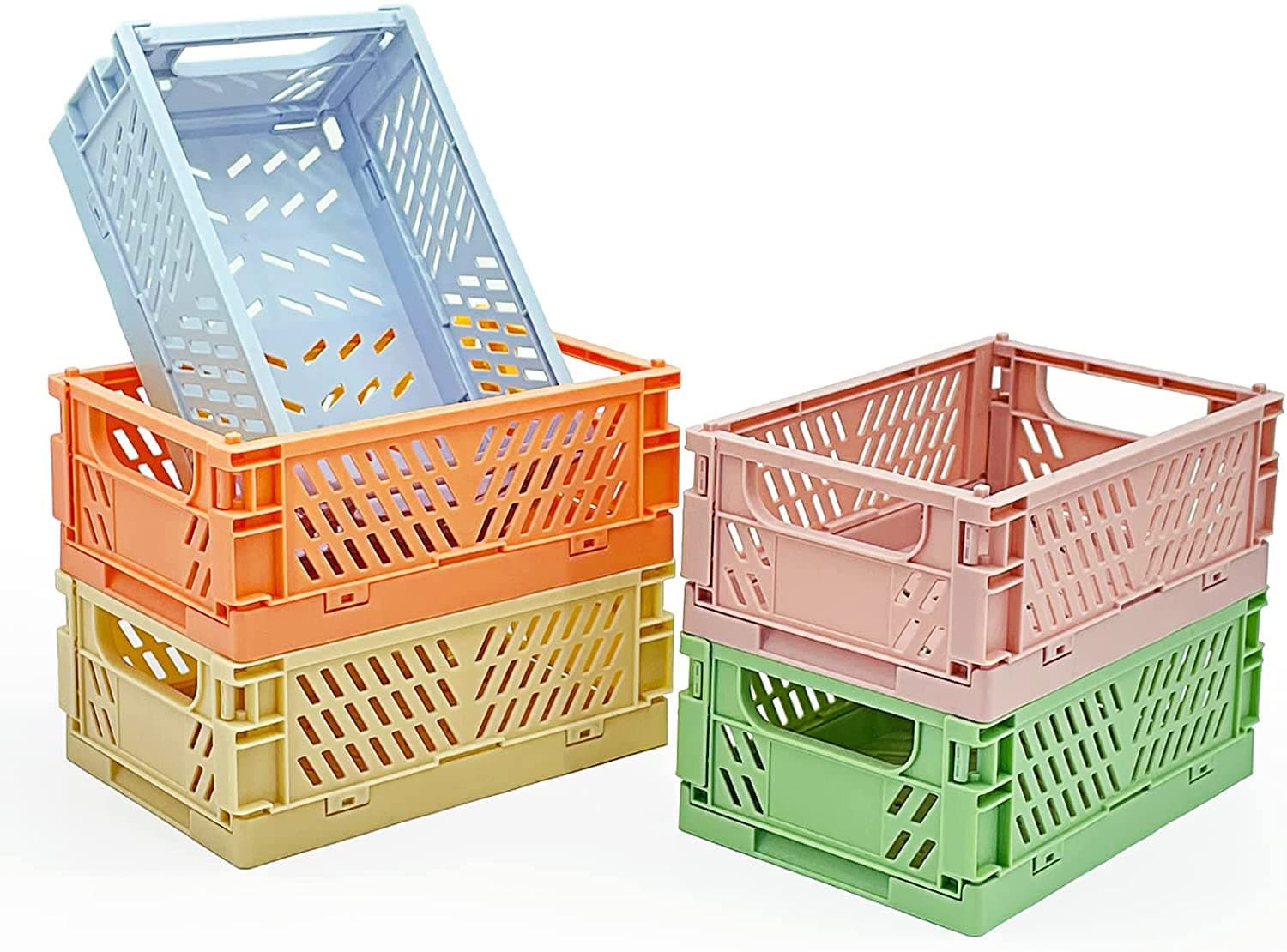 5-Pack Mini Baskets Plastic