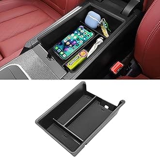 Jaronx Compatible with BMW Center Console Organizer for 3 Series G20 2019-2024/4 Series G22 i4 G26 2021-2024, for BMW 3 Series Console Organizer 2019-2024, i4/4 Series Console Storage Box 2021-2024