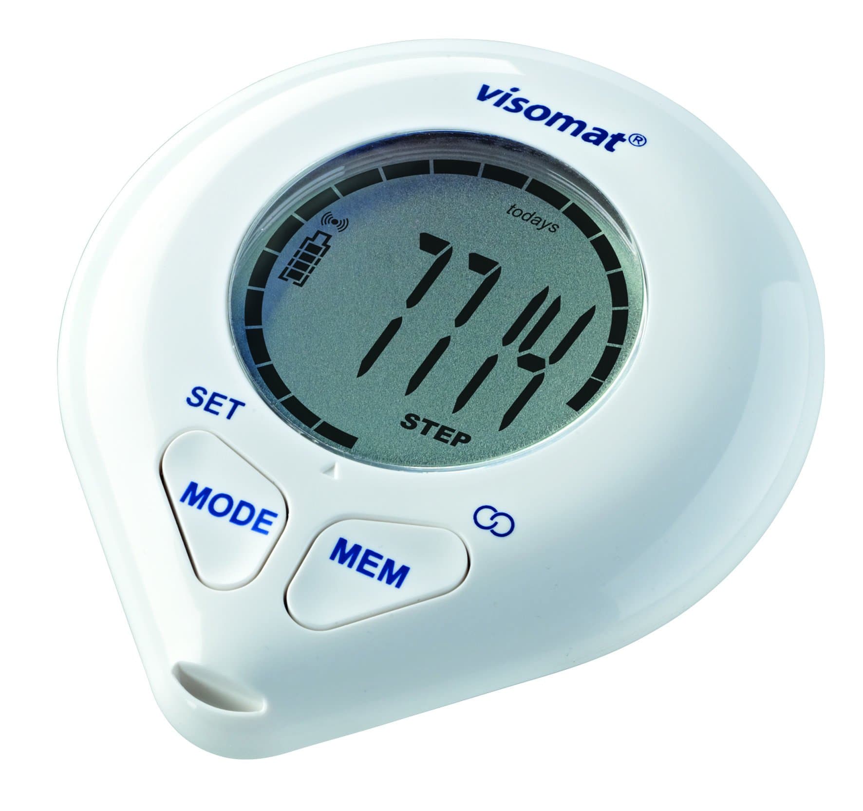 Visomat Vision Digital Step Pedometer with Bluetooth