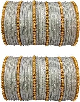 GLASS EMPIRE GLASS BANGLES SET FOR WOMEN & GIRLS (PACK OF 60)