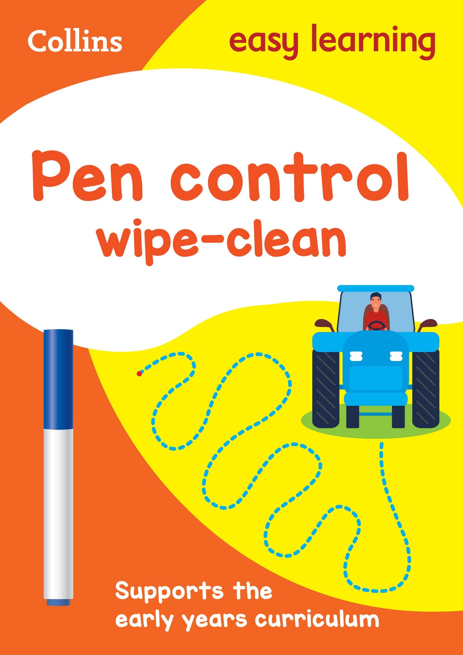 Collins Pen Control Age 3-5 Wipe Clean Activity Book: Ideal for Home Learning