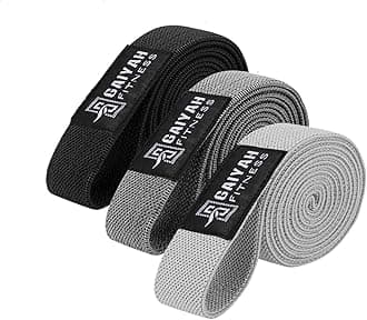 Long Resistance Bands for Working Out Women, Fabric Resistance Band, Stretch Bands for Exercise Bands Resistance Bands Set for Physical Therapy, Elastic Bands for Exercise, Ligas para Hacer Ejercicio