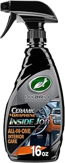 53787 Hybrid Solutions Ceramic Graphene Inside Job, Interior All Purpose Car Cleaner and Protectant, Odor Eliminator, Works on Leather, Vinyl, Plastic, Rubber and More, 16 fl oz