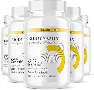 Joint Genesis, Joint Support Formula, Promotes Joint Function, Comfort, and Flexibility, 30-Day Supply, 6 Pack