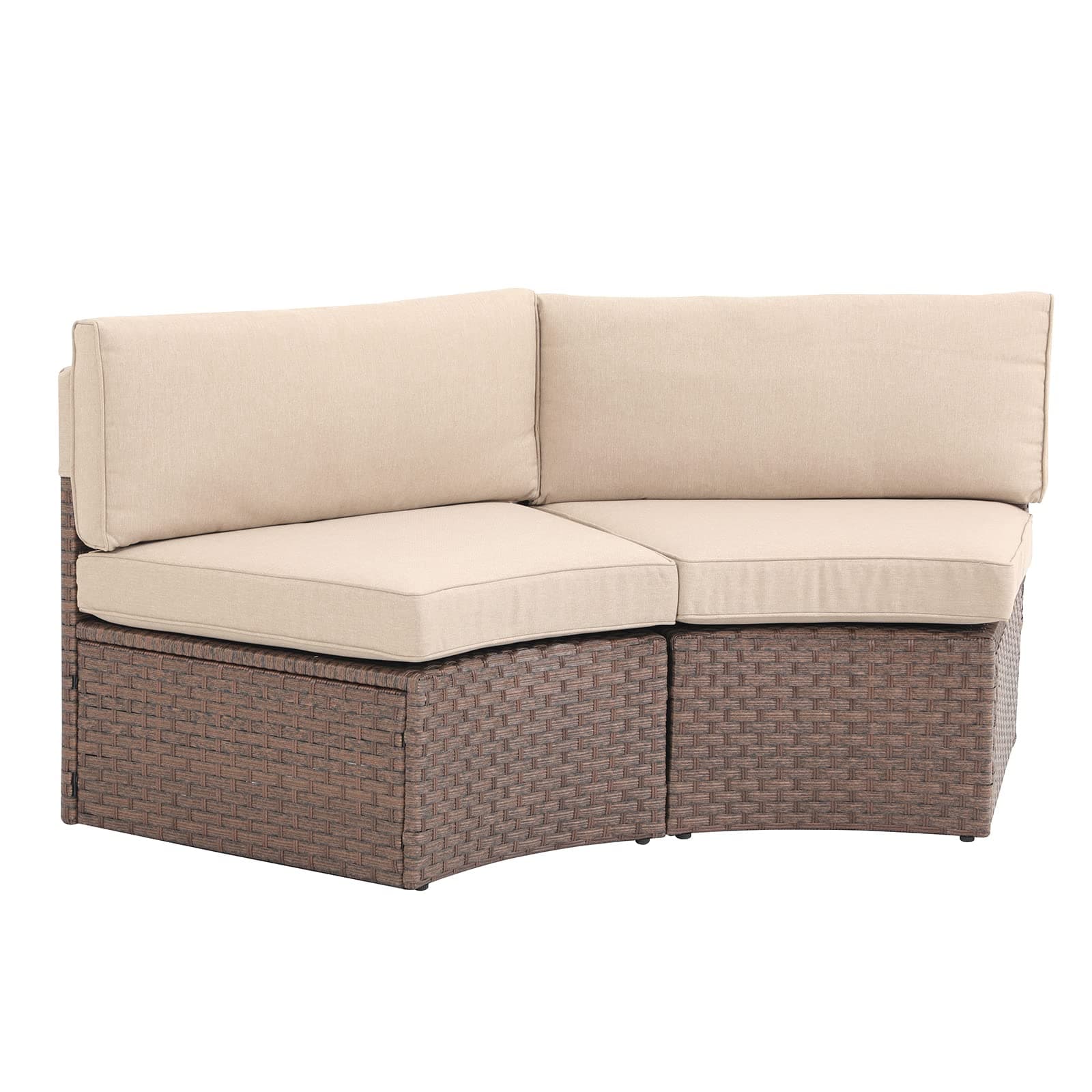 2-Piece Curved Sofa Set