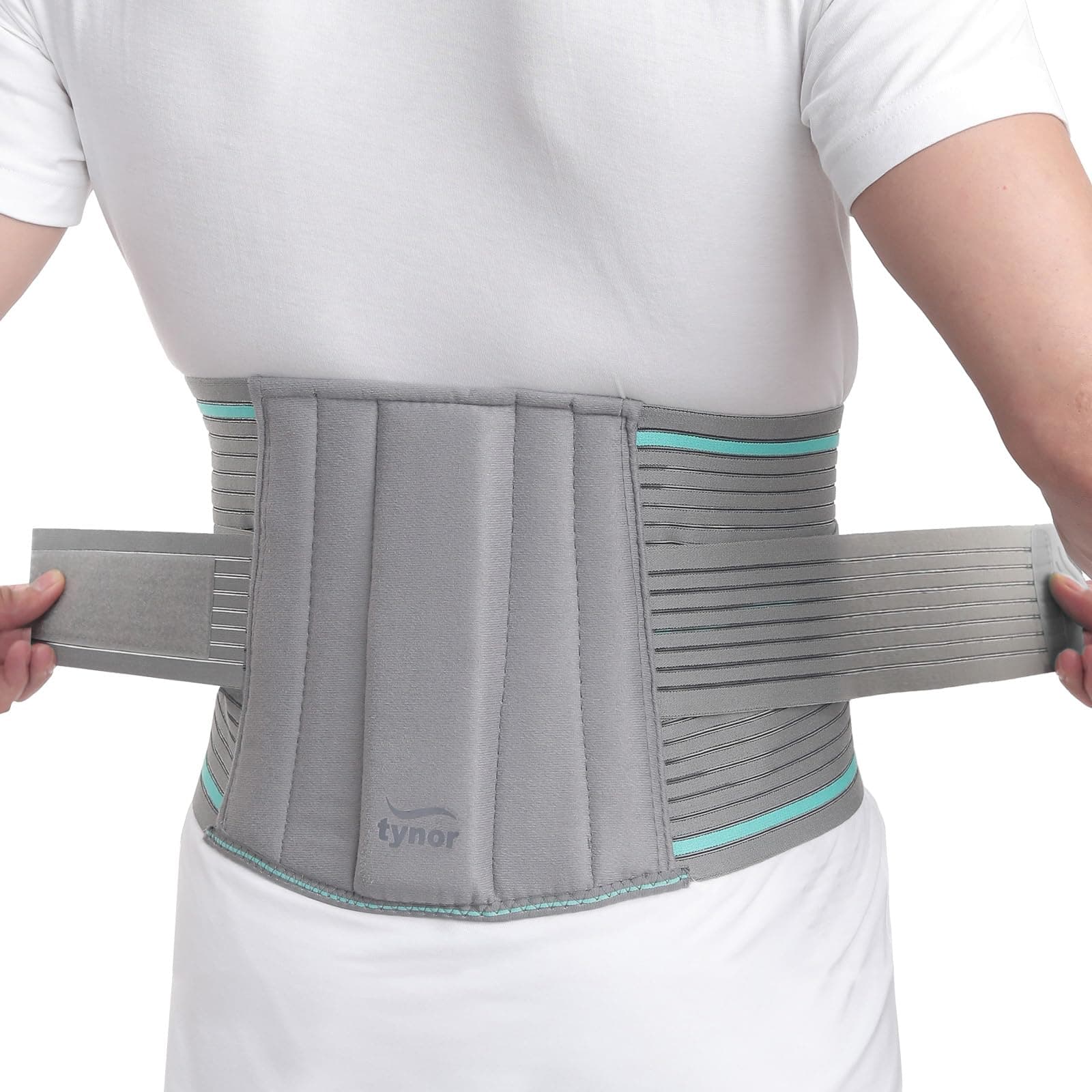 - Lumbar Support Belt Breathable Compression Lower Back Brace, Adjustable Waist Lumbar Support Brace for Men & Women, Herniated Disc, Sciatica, Back Pain & Heavy Lifting (Small, Grey)