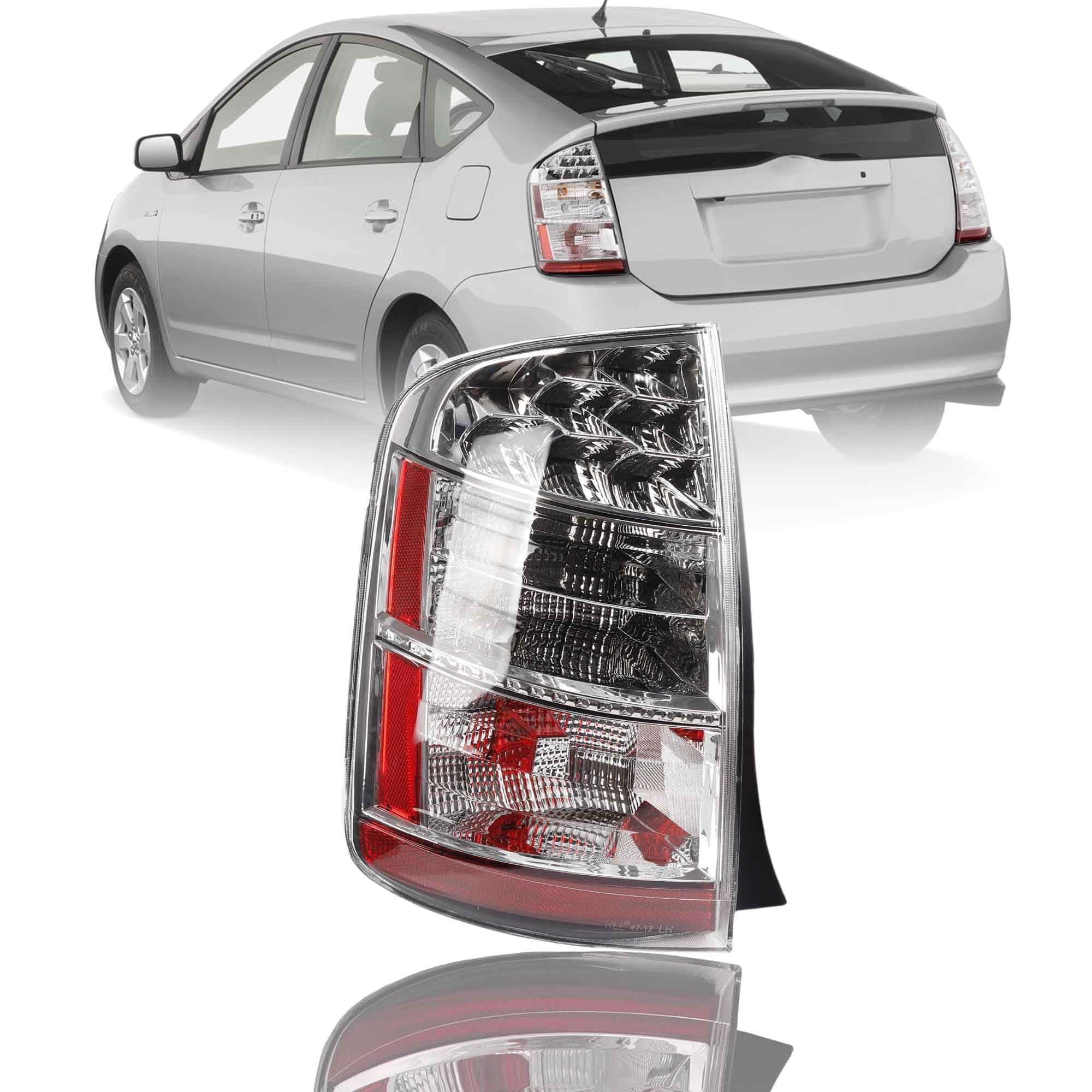 Dasbecan Driver Side Tail Light Compatible with 2006 2007 2008 2009 Toyota Prius Rear Left Tail Light Replaces# 8156147100 W/Light Bulbs