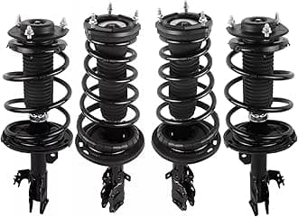 1333375L 1333375R 1333377L 1333377R Complete Front Rear Struts Coil Spring Assembly Compatible for 2012-2017 Toyota Camry 2.5L L4 SE Set of 4 Replacement Shock Absorbers