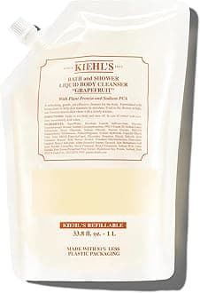 Kiehl's Grapefruit Liquid Body Cleanser, Gentle and Refreshing Foaming Body Wash, Aromatic Bath and Shower Experience, Maintains Moisture, Smooths Skin, Conditions, and Hydrates