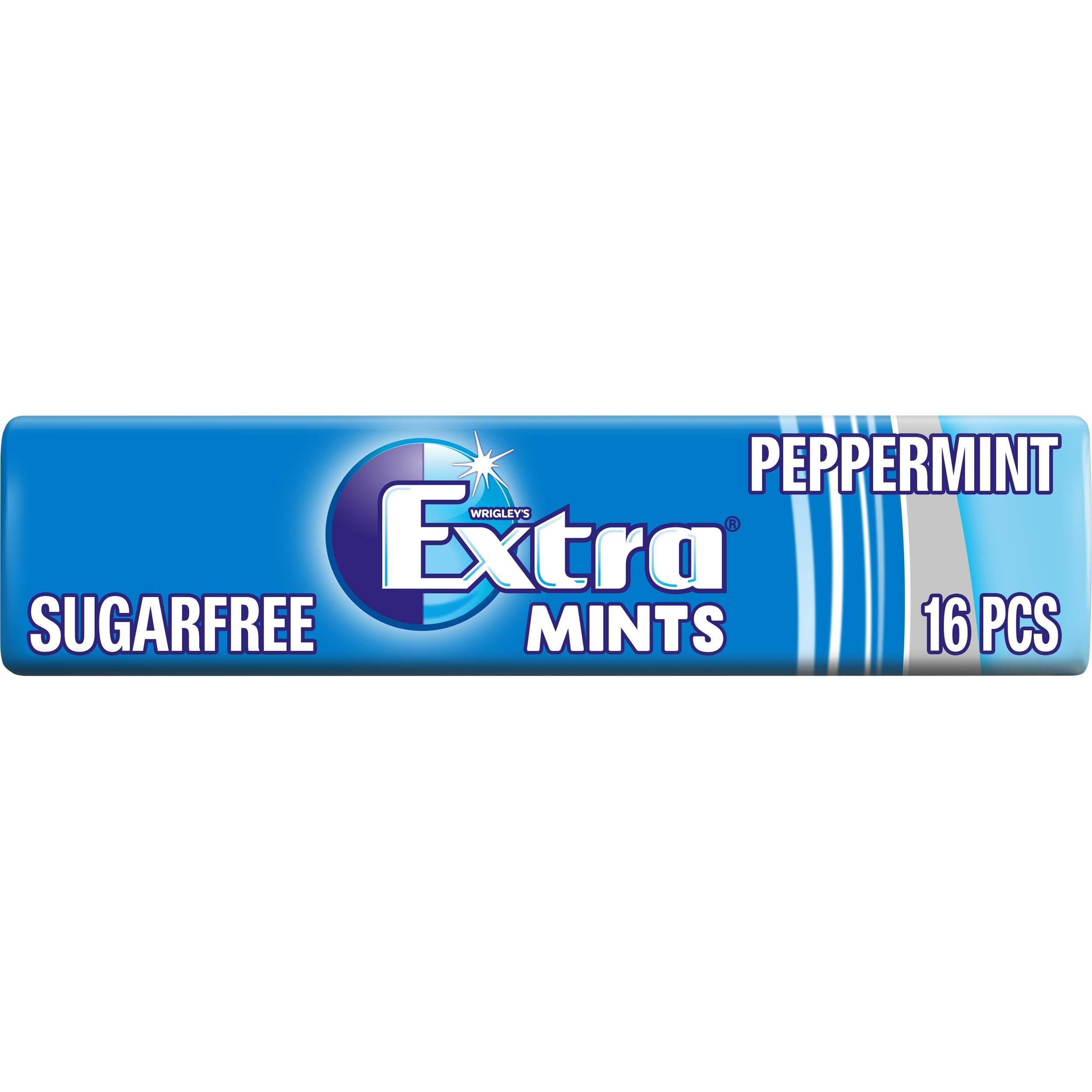 EXTRA Peppermint Mints Roll 16 Mints (Pack of 24)
