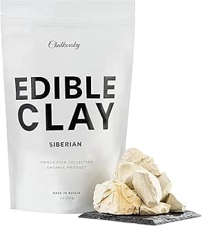 Chalkovsky Premium Edible Clay - Crispy Chunks For Eating Chalk Pica Cravings, Mukbang Asmr Content Creators Ready-To-Eat Carefully Selected Dirt Bites 7 Oz (200Gr)