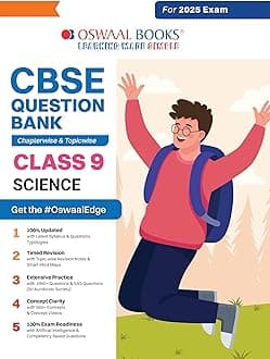 Oswaal CBSE Question Bank Class 9 Science, Chapterwise and Topicwise Solved Papers For 2025 Exams