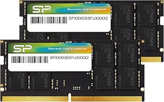 SP Silicon Power DDR5 64GB (32GBx2) 4800MHz (PC5-38400) 262-pin CL40 1.1V SODIMM Laptop RAM Computer Memory SU064GBSVU480F22AB