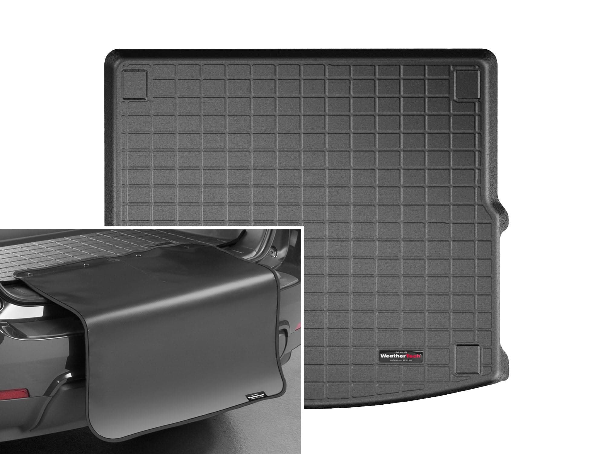 Cargo Liner Floor Mat + Bumper Protector Tailored Suitable for: Jaguar I-Pace 1*Gen 2018-19|Black CargoLiner