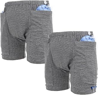 Lmaray Incontinence Care Trousers 2 Packs, Catheter Leg Bag Shorts, Urinary Incontinence Supplies for Women, Compatible with Nephrostomy, Foley, Suprapubic & Biliary Catheters (2XL(Lady's))