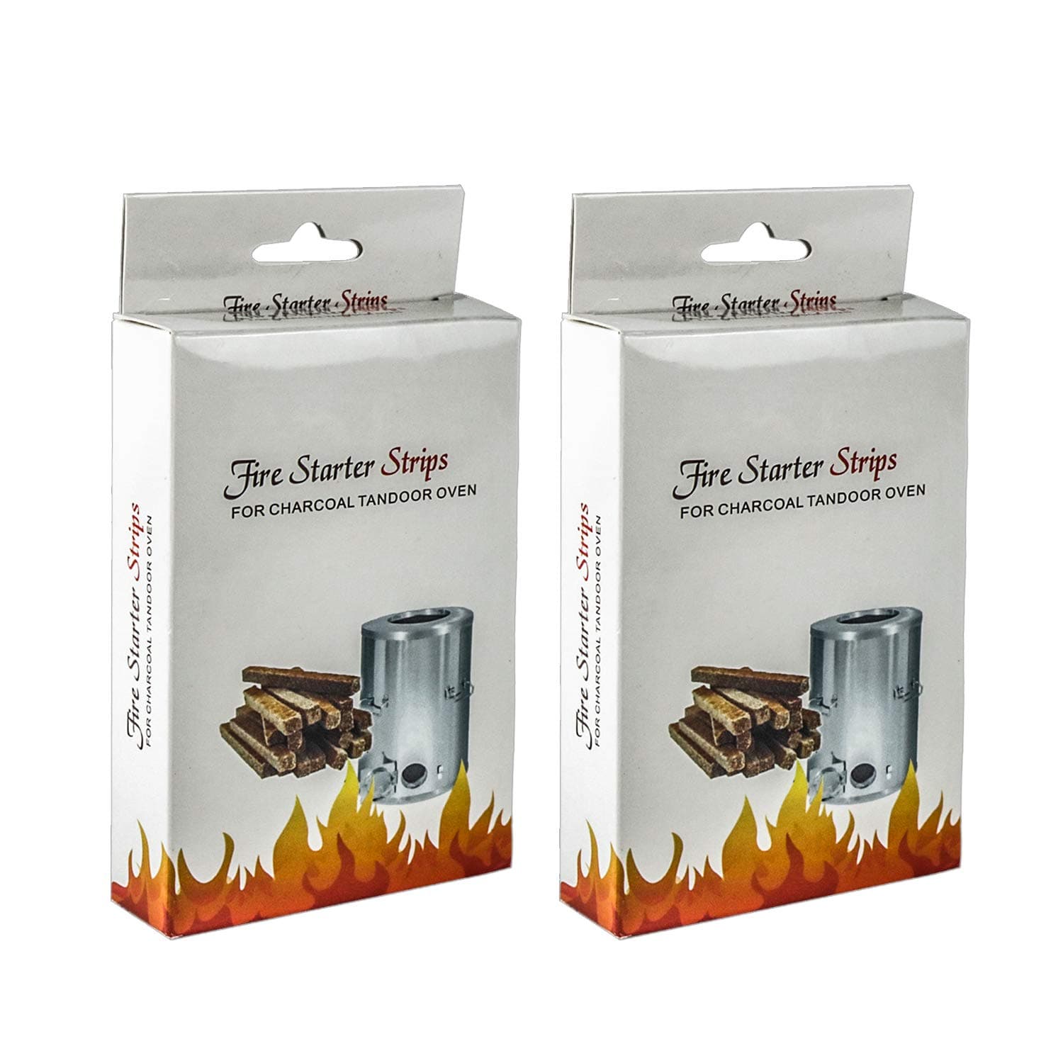 MIGI WOLF Fire Starters (24 Strips) Natural Sticks Safe Cubes Blocks Fire Starter for Fireplace, Campfire, Wood Stove, Fire Pit, Charcoal Grill, Barbecue Smoker BBQ（2 Pack）