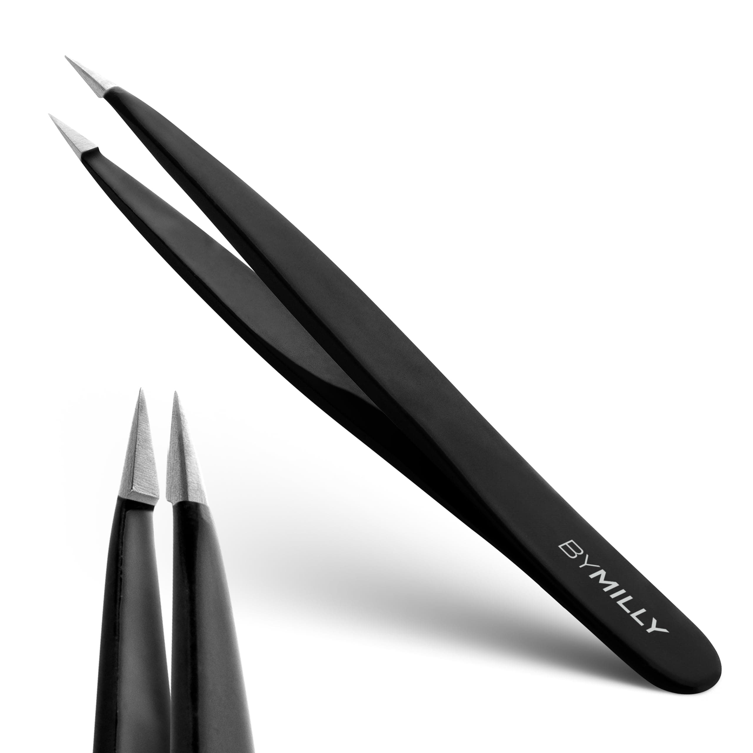 Black Pointed Tweezers