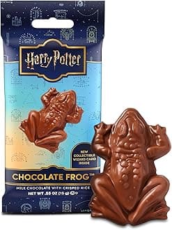Harry Potter, Warner Brothers Milk Chocolate Frog With Collectible Wizard Trading Card