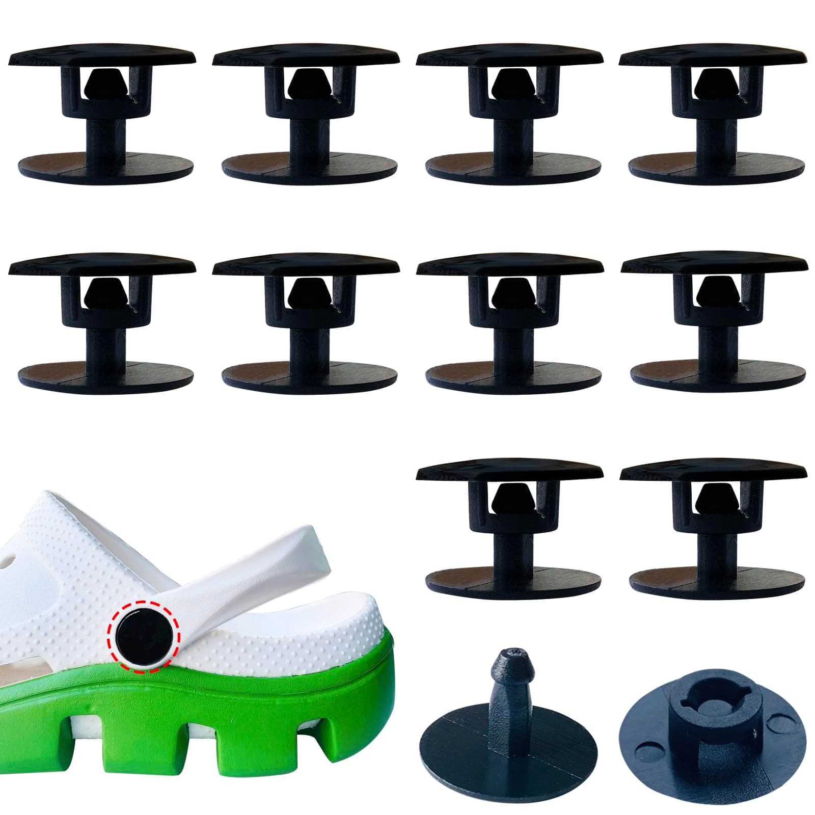 Replacement Rivets for Clog