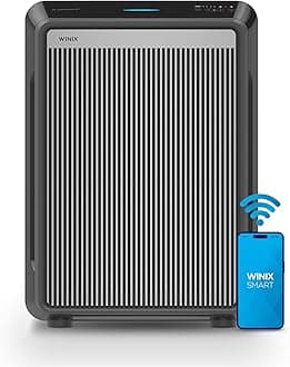 9800 4-Stage True Hepa Air Purifier with WiFi and PlasmaWave, 500 Sq Ft,Black,Large