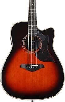 6 String Series A3R Acoustic-Electric Guitar-Rosewood, Tobacco Sunburst, Dreadnought Cutaway TBS