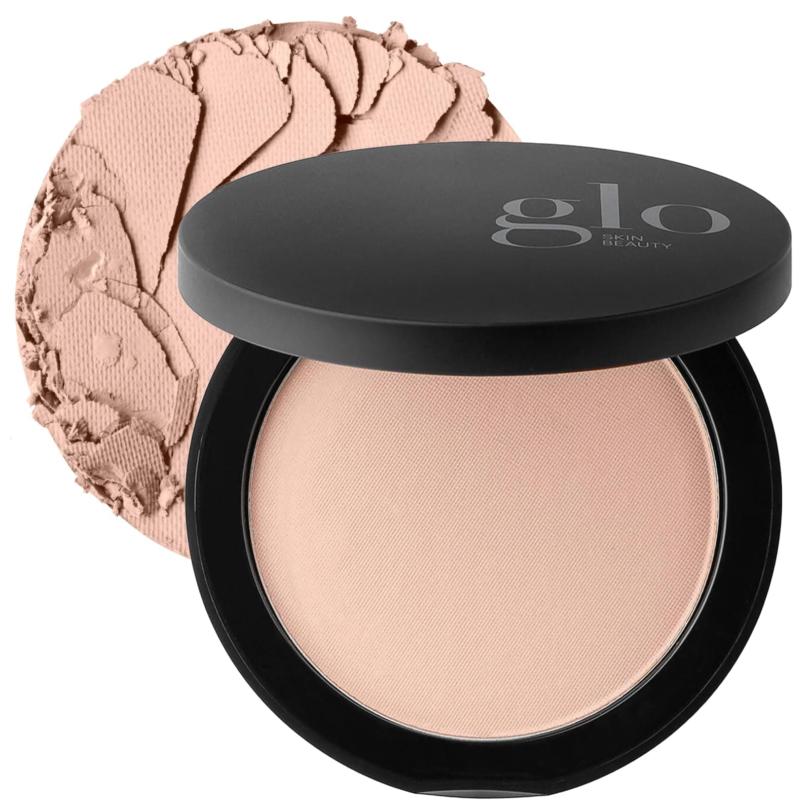Pressed Base Powder Foundation Makeup (Beige Light) - Flawless Coverage for a Radiant Natural, Second-Skin Finish