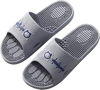 QINGXun Summer Sandals, Foot Massage Mens Slippers, Acupressure Massage Slippers For Men Relieve Plantar Stress Acupressure Relaxation Foot Massage Shoes (Color : G, Size : EUR 40-41)