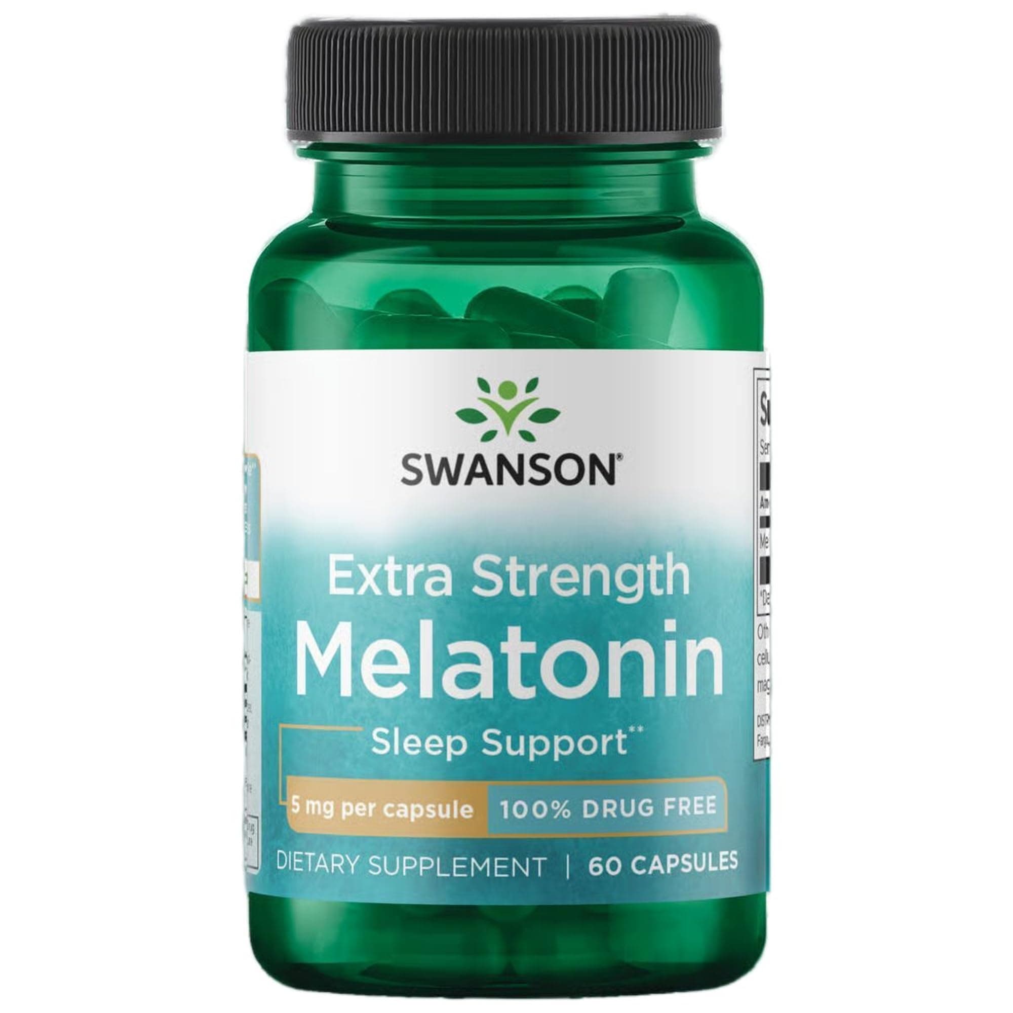 Swanson Extra Strength Melatonin 5mg 60 Capsules