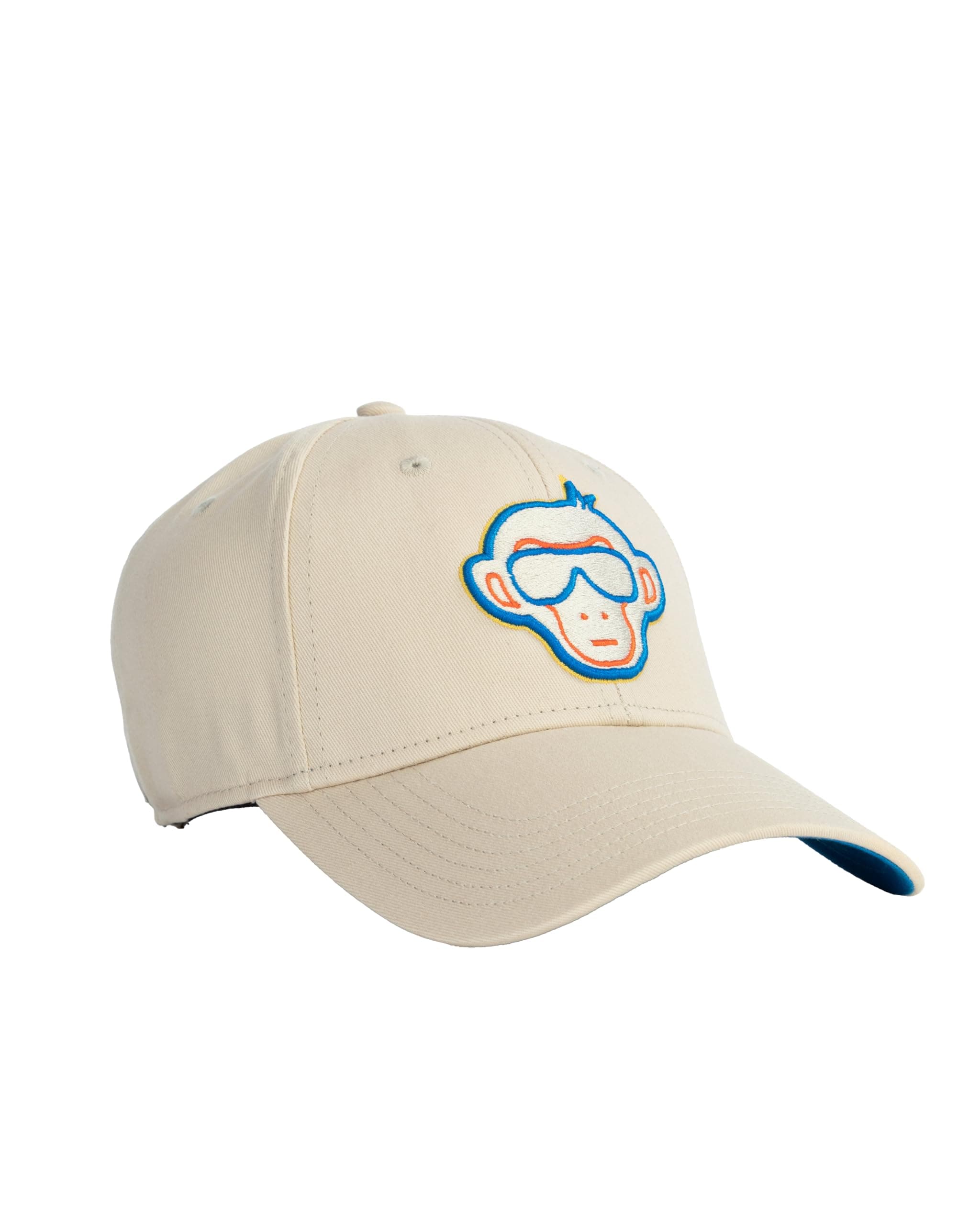 URBAN MONKEY Frontrunner 100% Cotton Off White Baseball Cap for Men & Women | Comfort and Style Sports Cap, Designed & Seeking The Perfect Fashion | One Size Fits Most