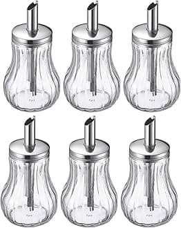 Westmark Sugar Dispenser, 6 pieces, Volume: 250 ml each, Glass/Stainless Steel, Berlin, 653422E2