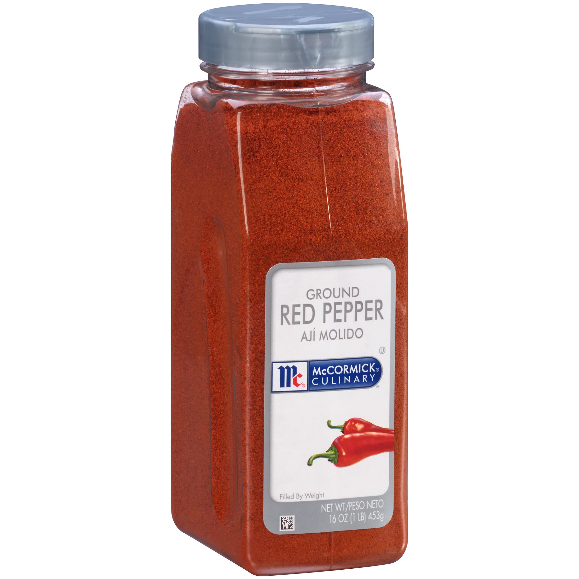 Ground Red Pepper, 16 oz - One 16 Ounce Container of Red Pepper Seasoning, Made from Dried Ground Red Chili Peppers for a Zesty Flavor