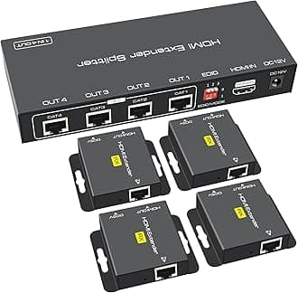 1×4 HDMI Extender Splitter